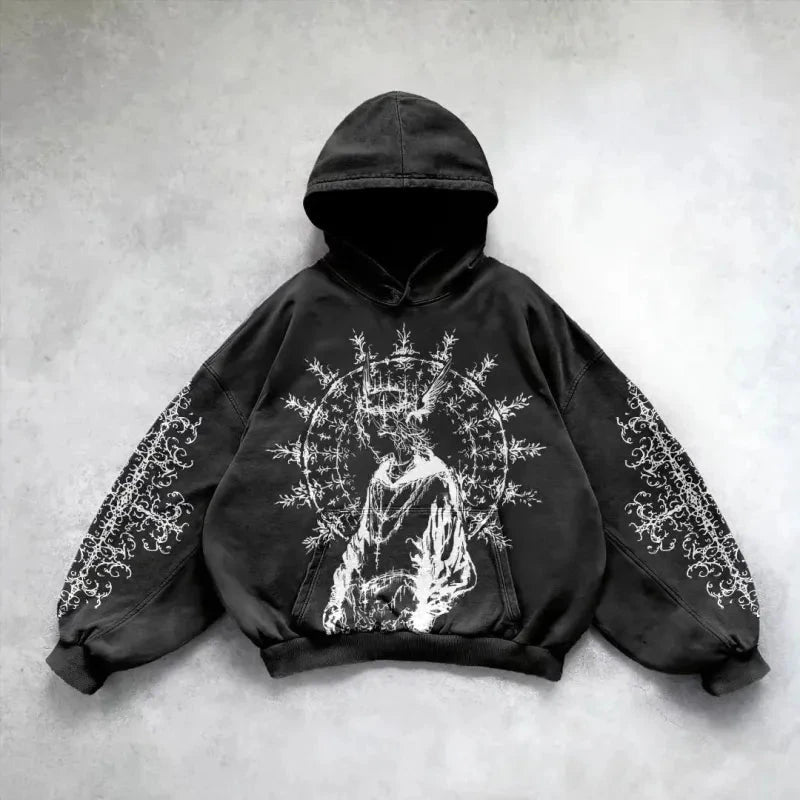 Hip Hop Printed Hoodie Trendverse Market
