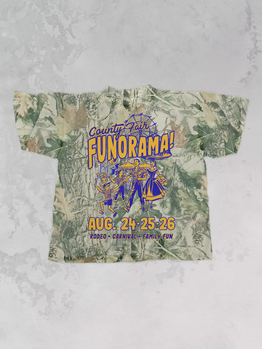 Underground Original Design: County Fair Funorama, Country Western Oversized TShirt