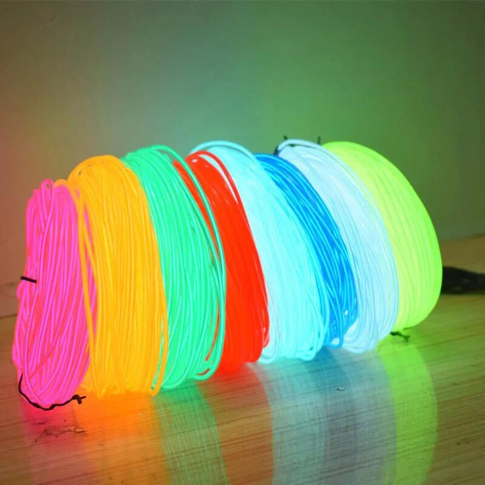 ElectroLuminescent Glow Wire for Parties and Cars Trendverse Market