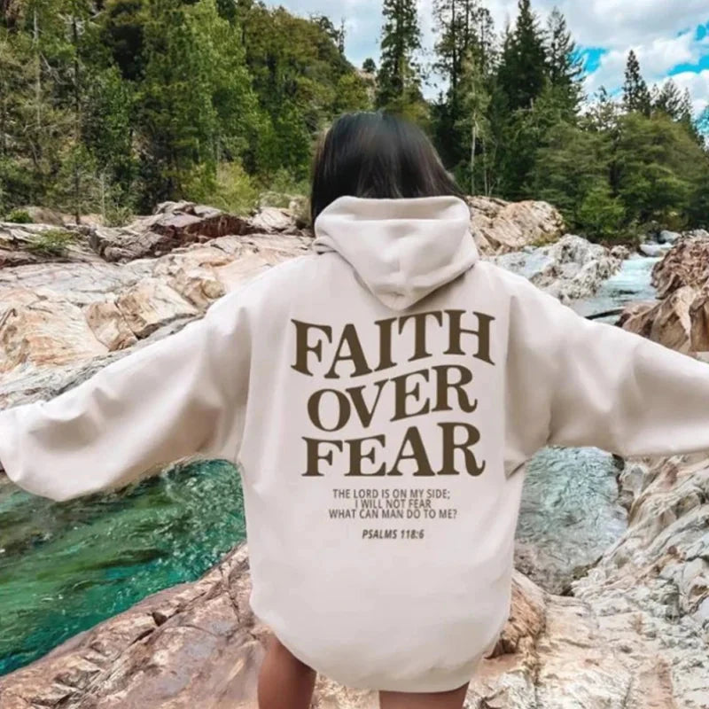Faith Over Fear Hoodie Trendverse Market