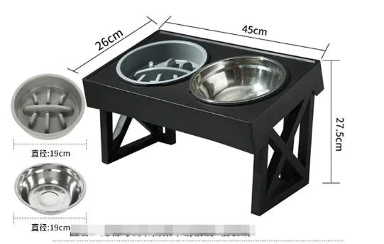 Elevated Slow-Feed Dog Bowl Trendverse Market