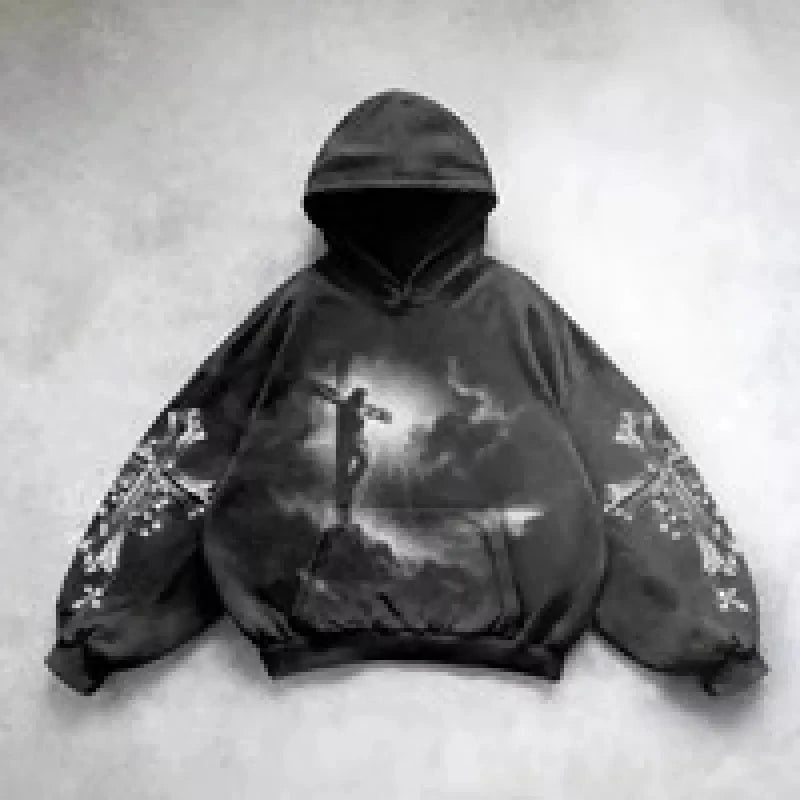 Hip Hop Printed Hoodie Trendverse Market