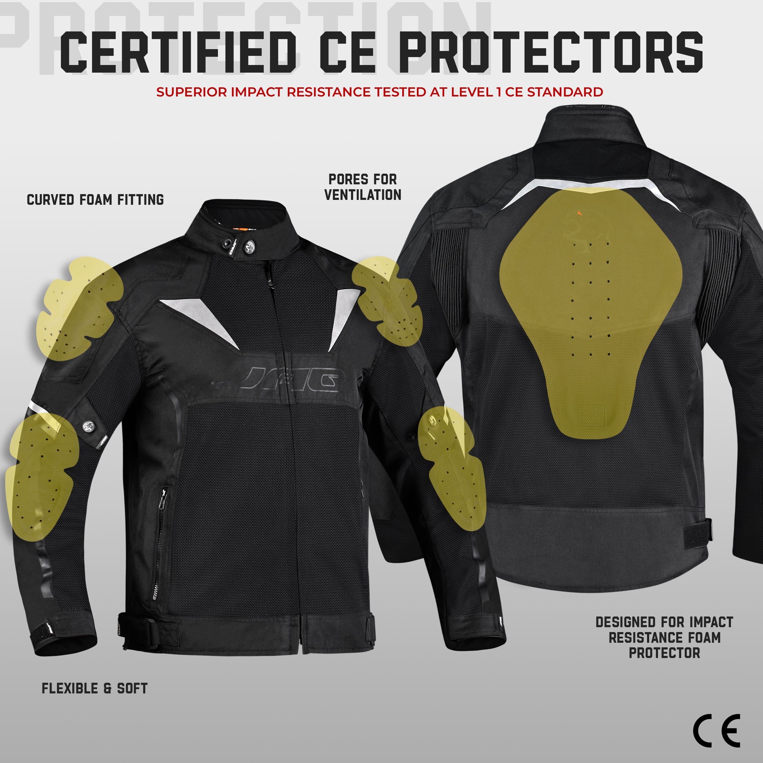 Horizon Motorcycle Jacket | CE Certified Protective Jacket JAG