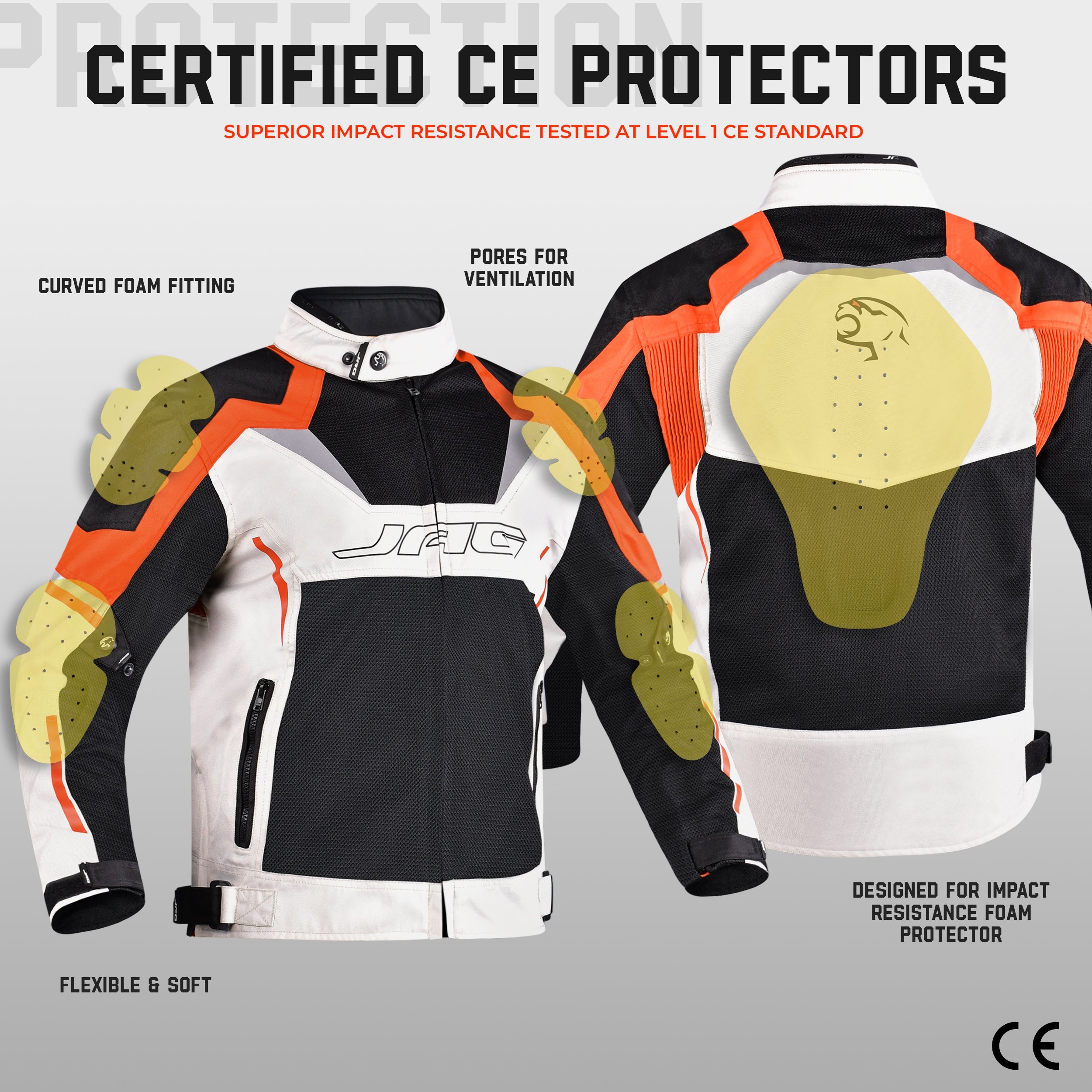 Horizon Motorcycle Jacket | CE Certified Protective Jacket JAG