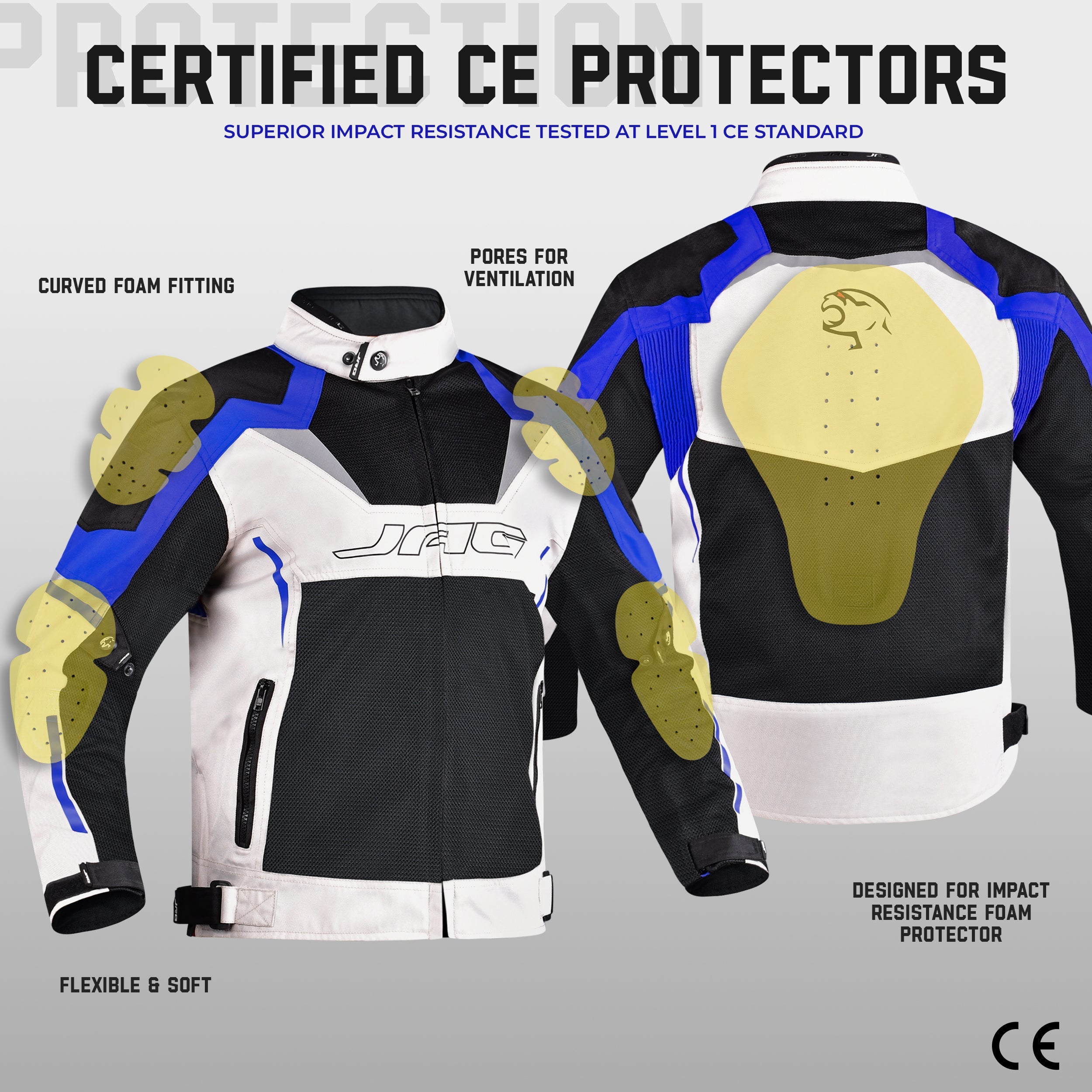 Horizon Motorcycle Jacket | CE Certified Protective Jacket JAG