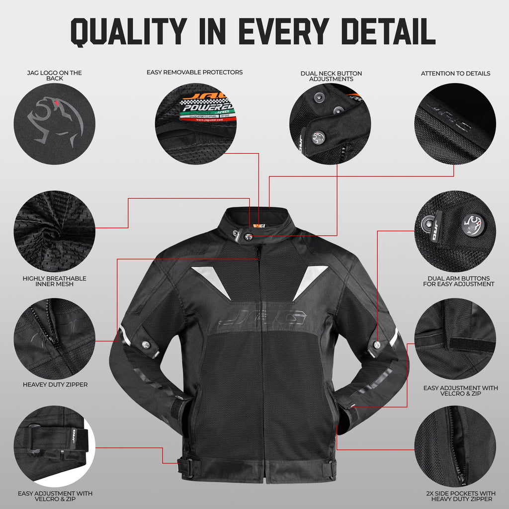 Horizon Motorcycle Jacket | CE Certified Protective Jacket JAG