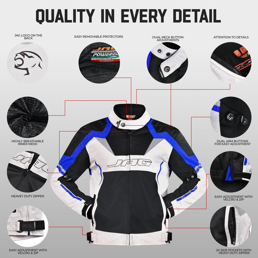 Horizon Motorcycle Jacket | CE Certified Protective Jacket JAG
