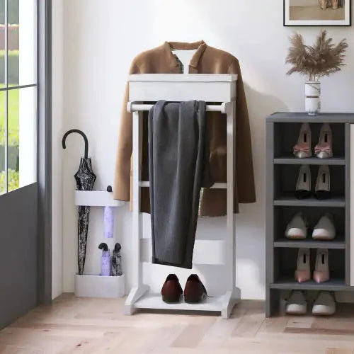 White Portable Clothes Hanger Trendverse Market
