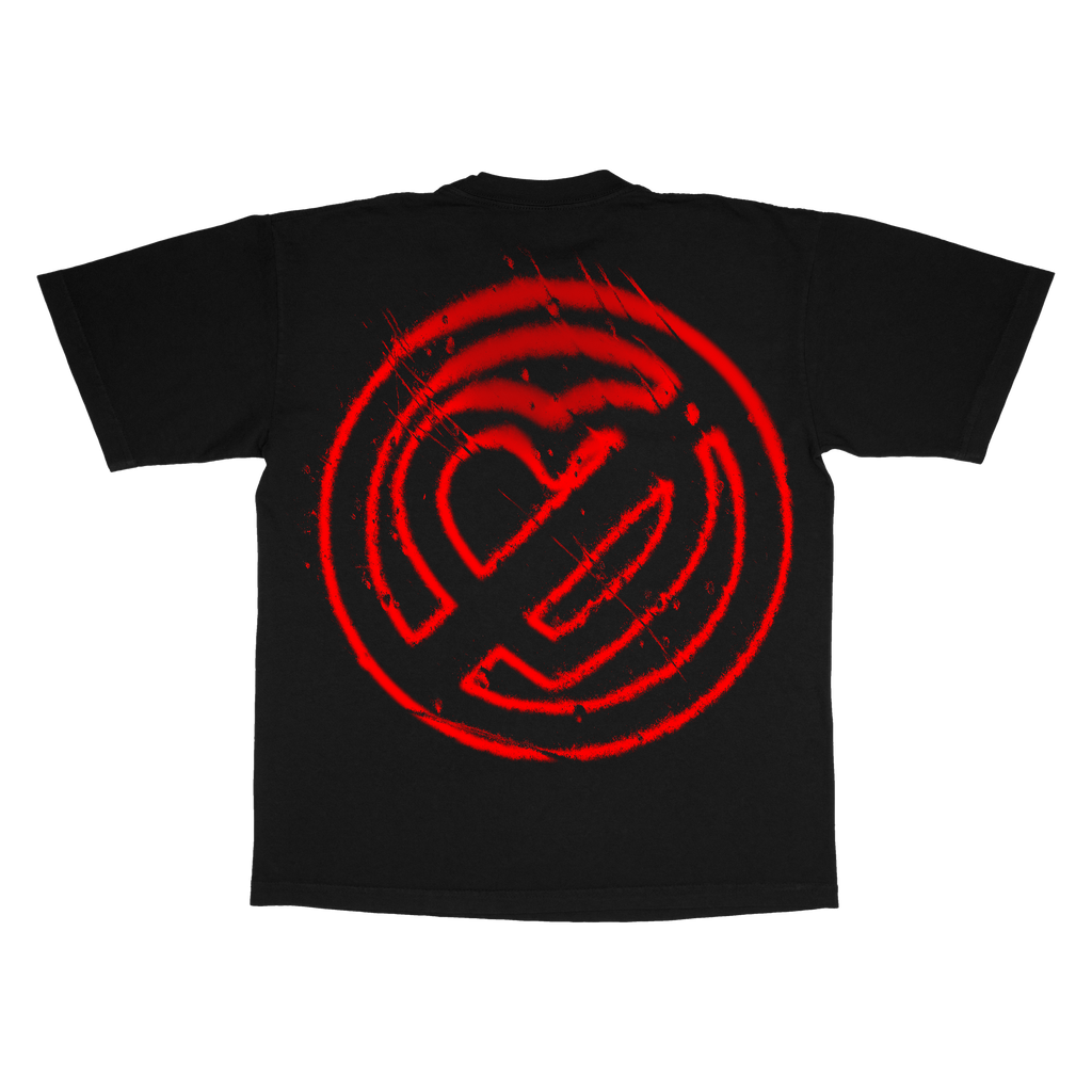 DFIL -  BLACK S/S TEE DON'T FALL IN LOVE FEST