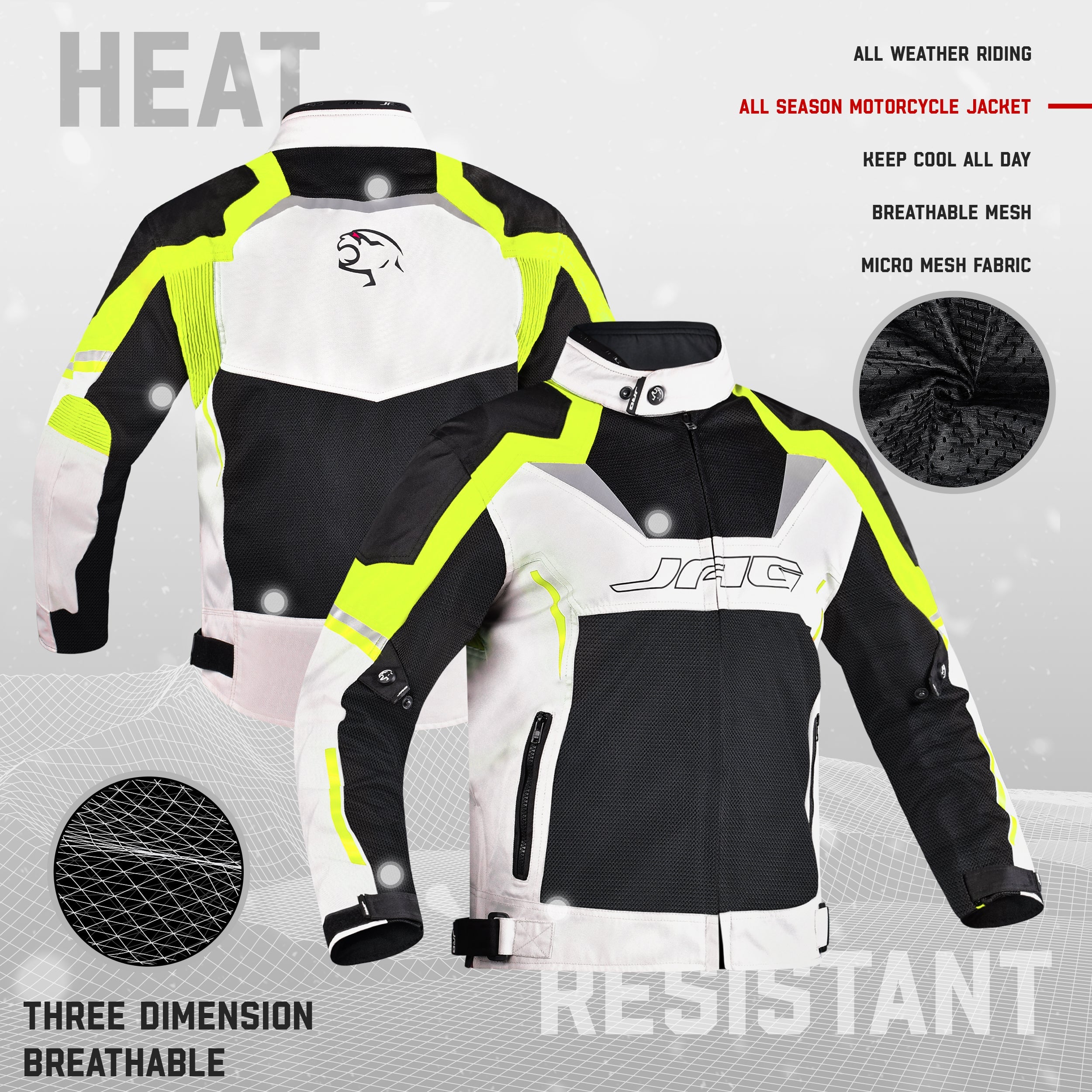 Horizon Motorcycle Jacket | CE Certified Protective Jacket JAG