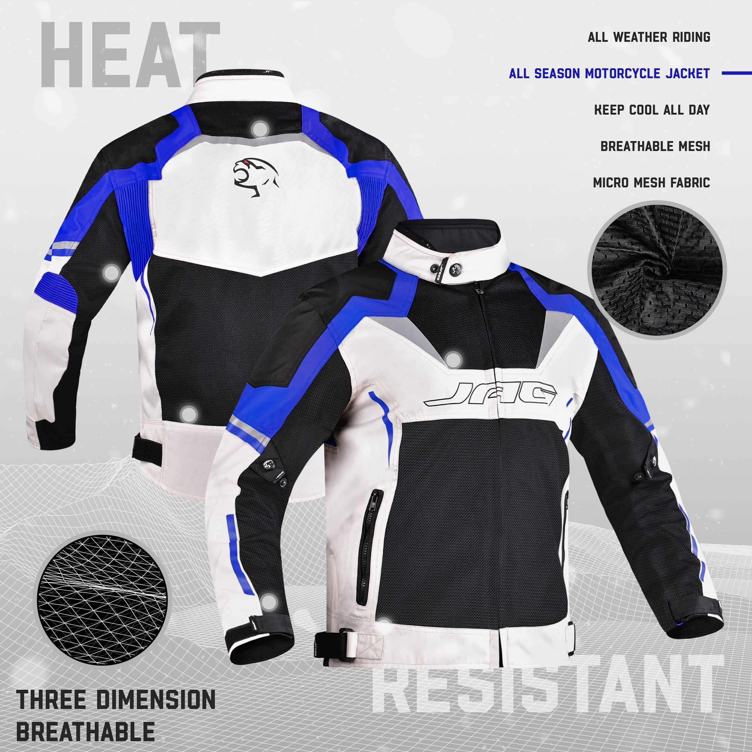 Horizon Motorcycle Jacket | CE Certified Protective Jacket JAG