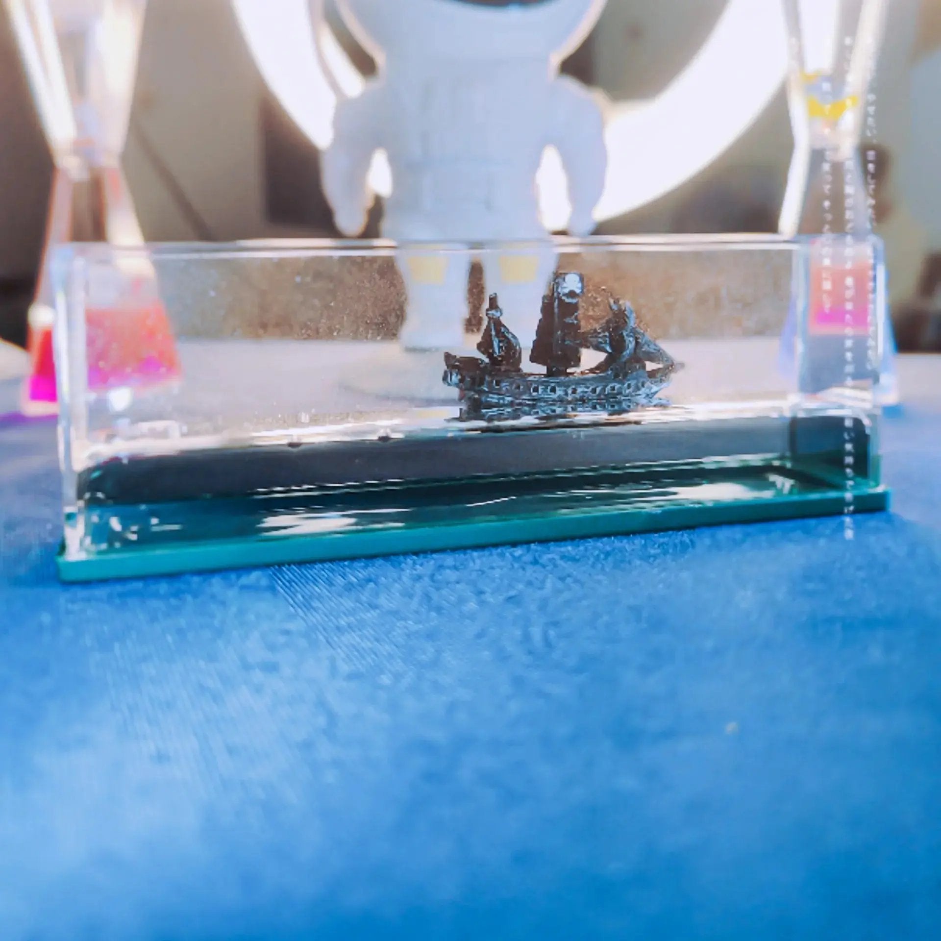 Creative Cruise Ship Fluid Drift Bottle My Store