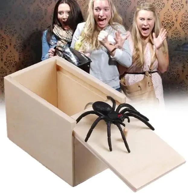 Prank Spider Wooden Scare Box Trendverse Market