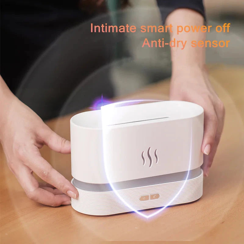 USB Flame Essential Oil Diffuser 180ML Ultrasonic Aroma Humidifier Trendverse Market