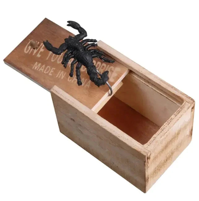 Prank Spider Wooden Scare Box Trendverse Market