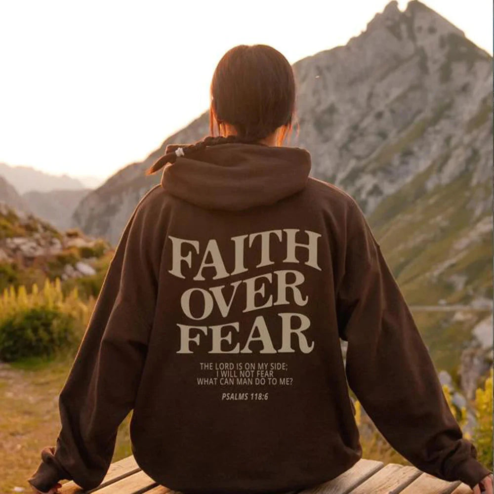 Faith Over Fear Hoodie Trendverse Market