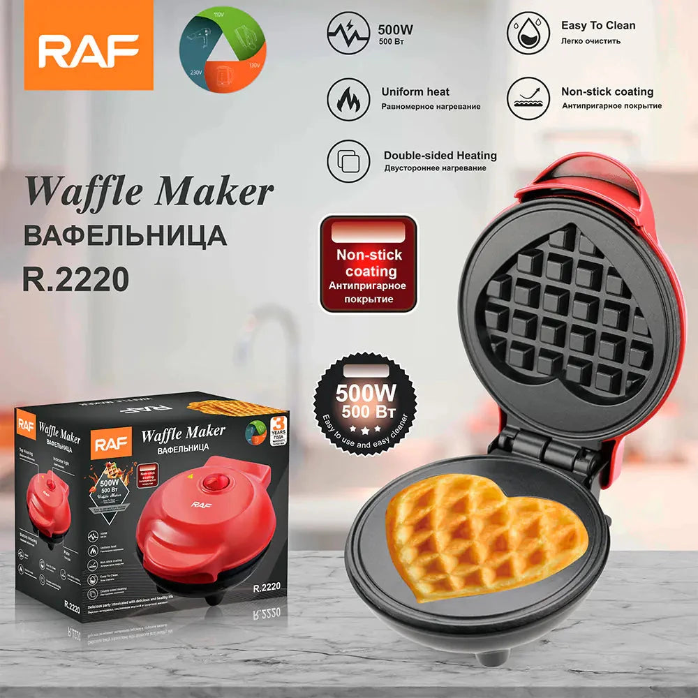 RAF Dual-Purpose Mini Waffle Maker Trendverse Market