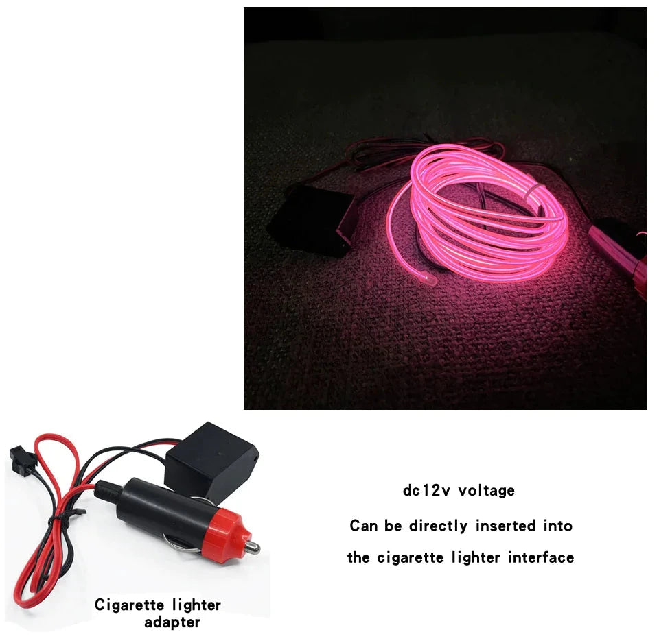 ElectroLuminescent Glow Wire for Parties and Cars Trendverse Market