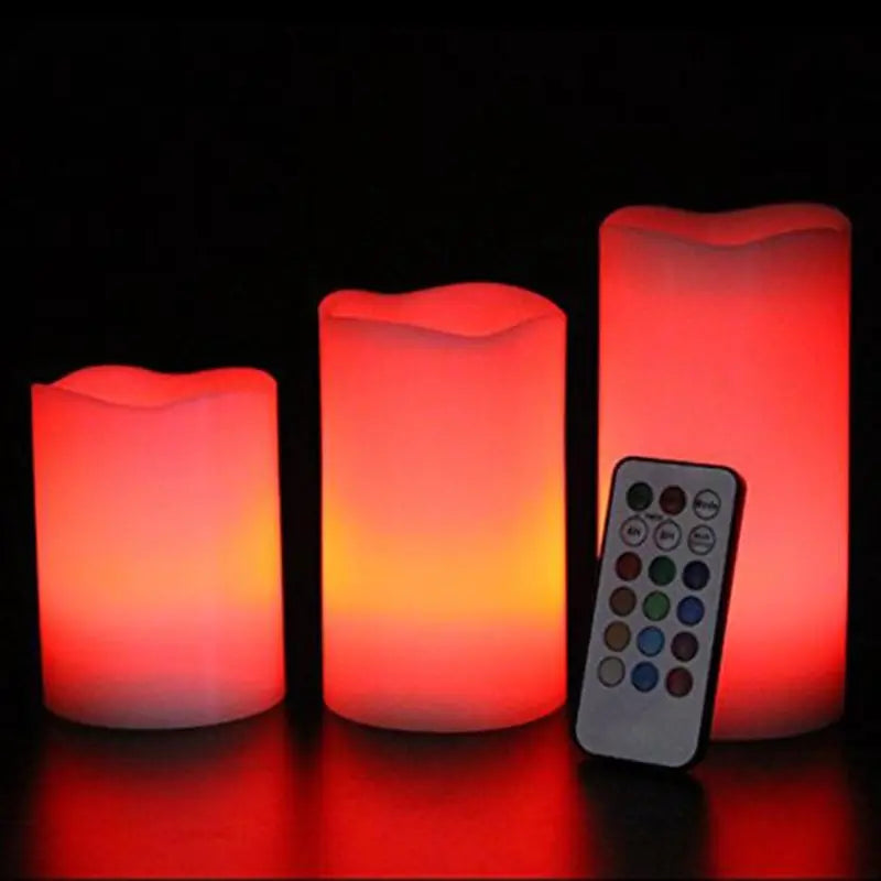 Remote Control Color Changing Plastic Candles Trendverse Market