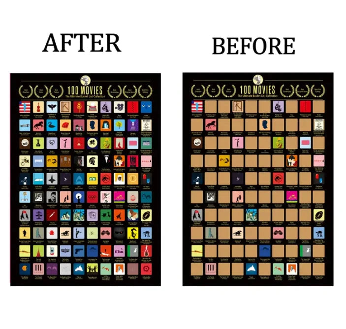 Movie Scratch Postcards Trendverse Market