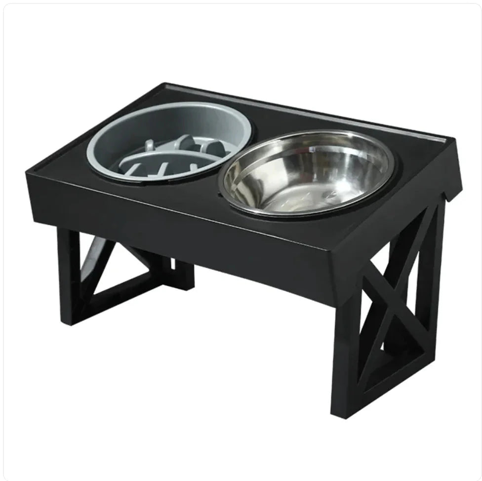 Elevated Slow-Feed Dog Bowl Trendverse Market