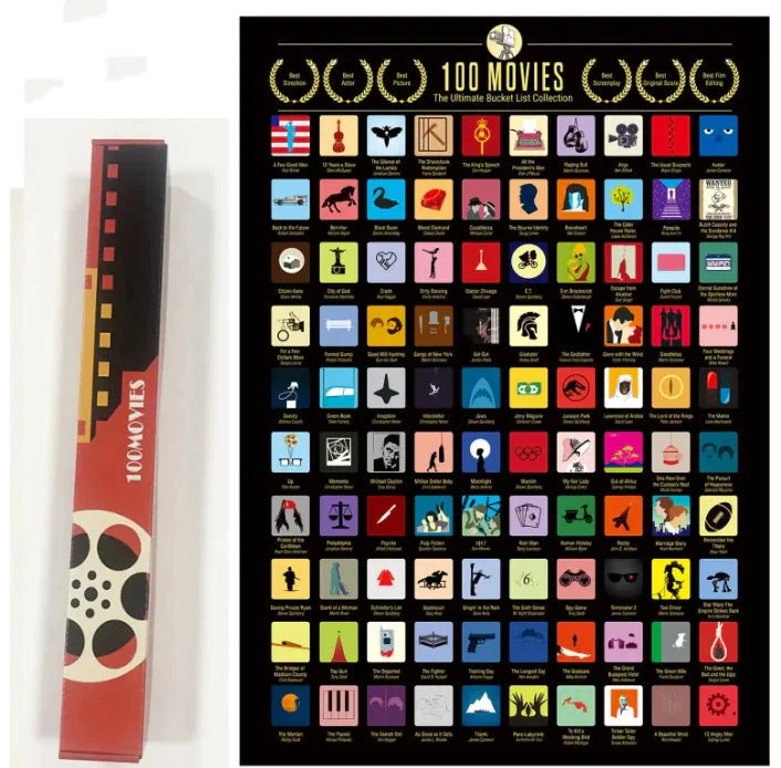 Movie Scratch Postcards Trendverse Market