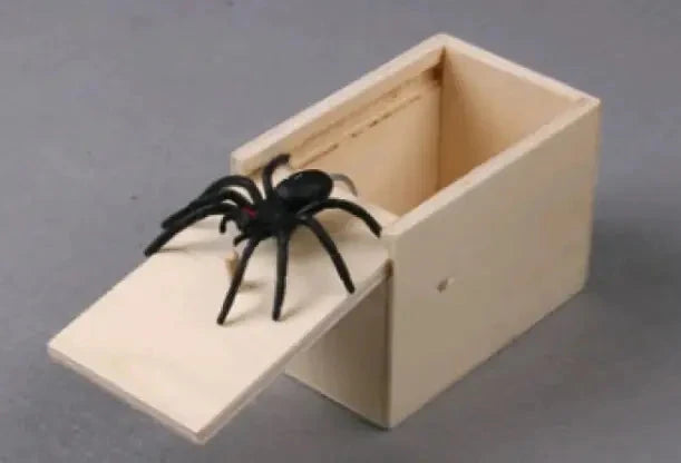 Prank Spider Wooden Scare Box Trendverse Market