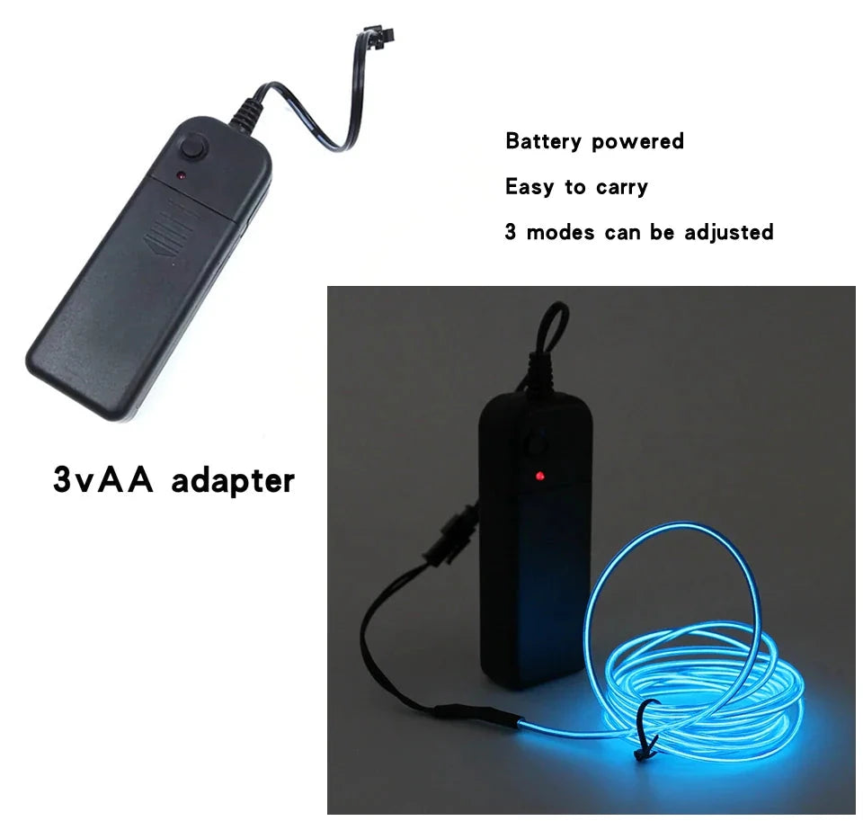 ElectroLuminescent Glow Wire for Parties and Cars Trendverse Market