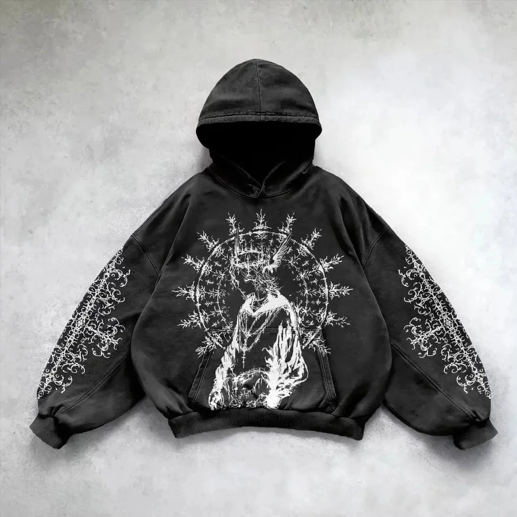 Hip Hop Printed Hoodie Trendverse Market