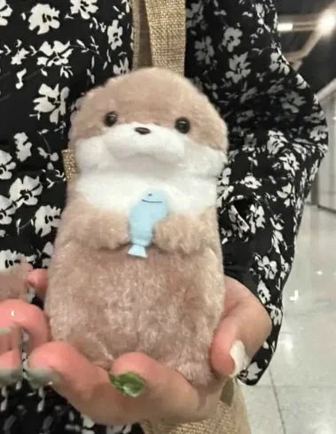 Cute Little Otter Stuffed Fish Doll Trendverse Market