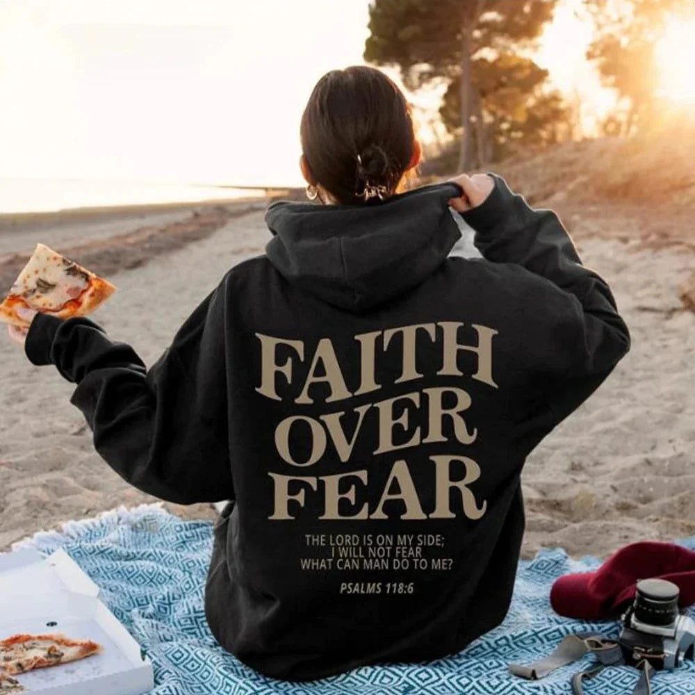Faith Over Fear Hoodie Trendverse Market